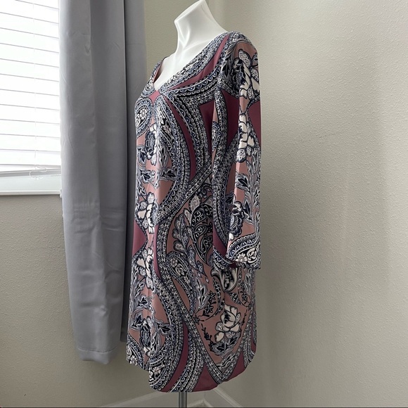 Pink Owl Women’s Print Dress Size L - Picture 7 of 12